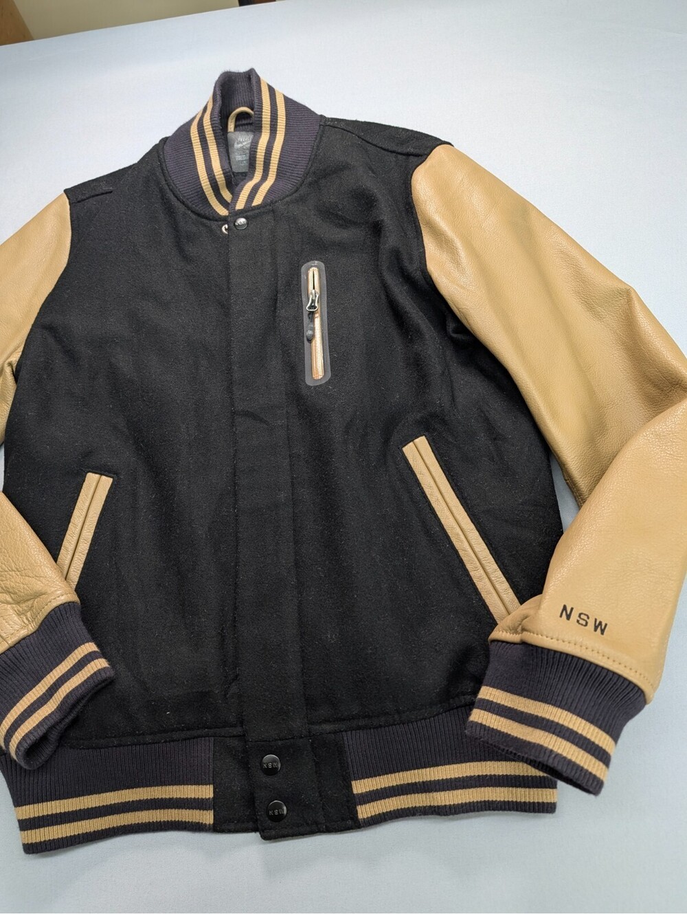 NSW Nike Destroyer Varsity Jacket Wool Leather Medium